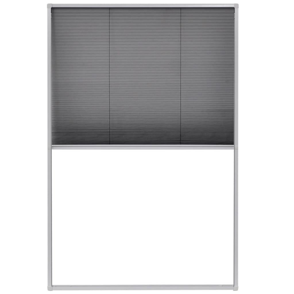 vidaXL Ecran insecte pentru ferestre, aluminiu, 80x120 cm