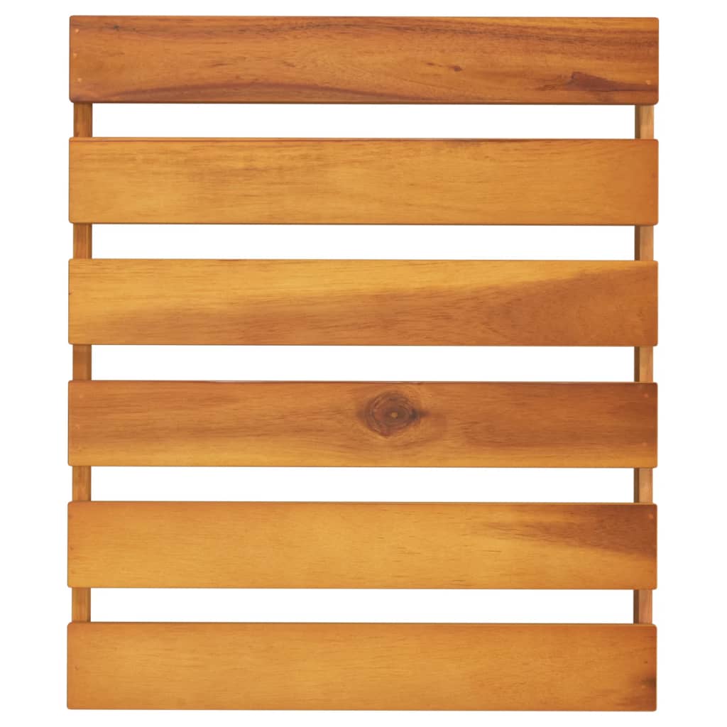 vidaXL Raft pliabil cu 3 niveluri, maro, 43x31x63 cm lemn masiv acacia