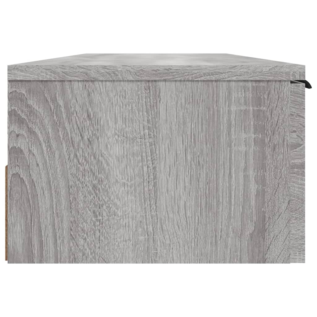 vidaXL Dulap de perete, gri sonoma, 102x30x20 cm, lemn compozit