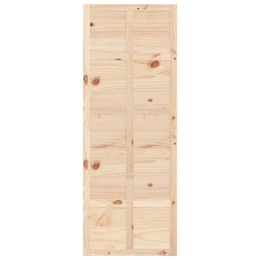 vidaXL Ușă de hambar, 80x1,8x214 cm, lemn masiv de pin