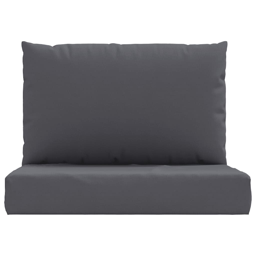 vidaXL Perne canapea din paleți, 2 buc., antracit, material textil