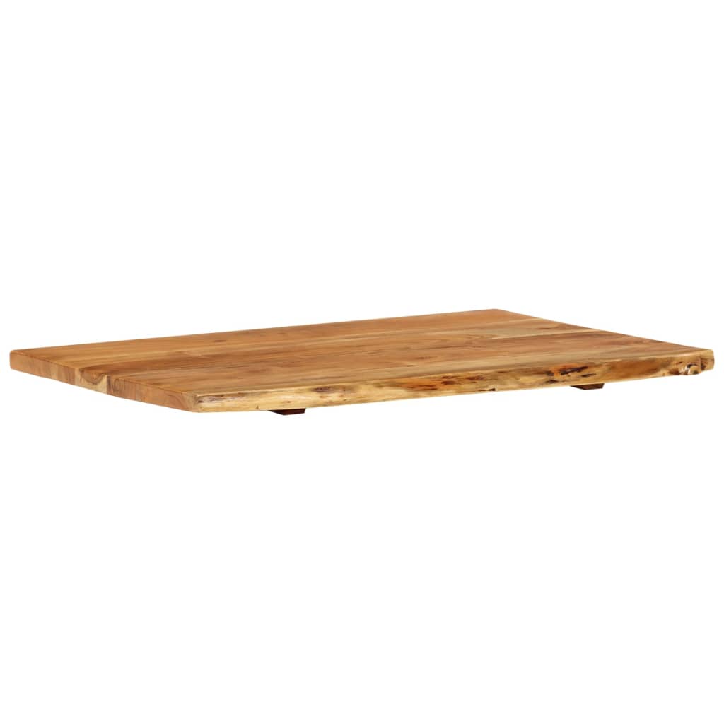 vidaXL Blat lavoar de baie, 80x52x2,5 cm, lemn masiv de acacia