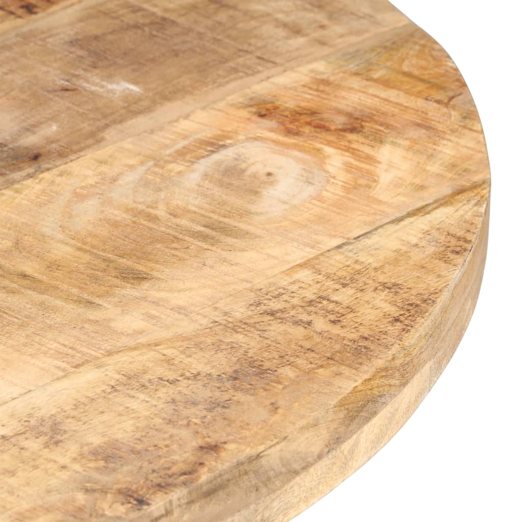 vidaXL Masă de bucătărie, 80 cm, lemn de mango nefinisat