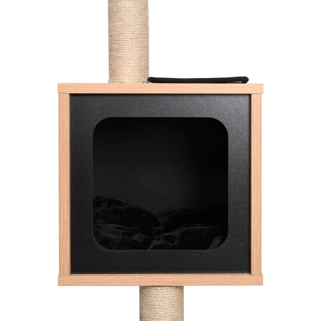 vidaXL Ansamblu pentru pisici, covoraș din funie de sisal, 129 cm