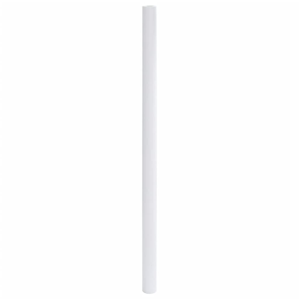 vidaXL Autocolant pentru mobilier, alb mat, 90x500 cm, PVC