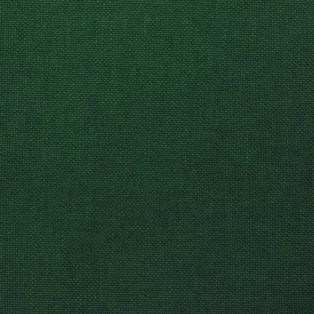 vidaXL Fotoliu de masaj cu ridicare, verde închis, material textil