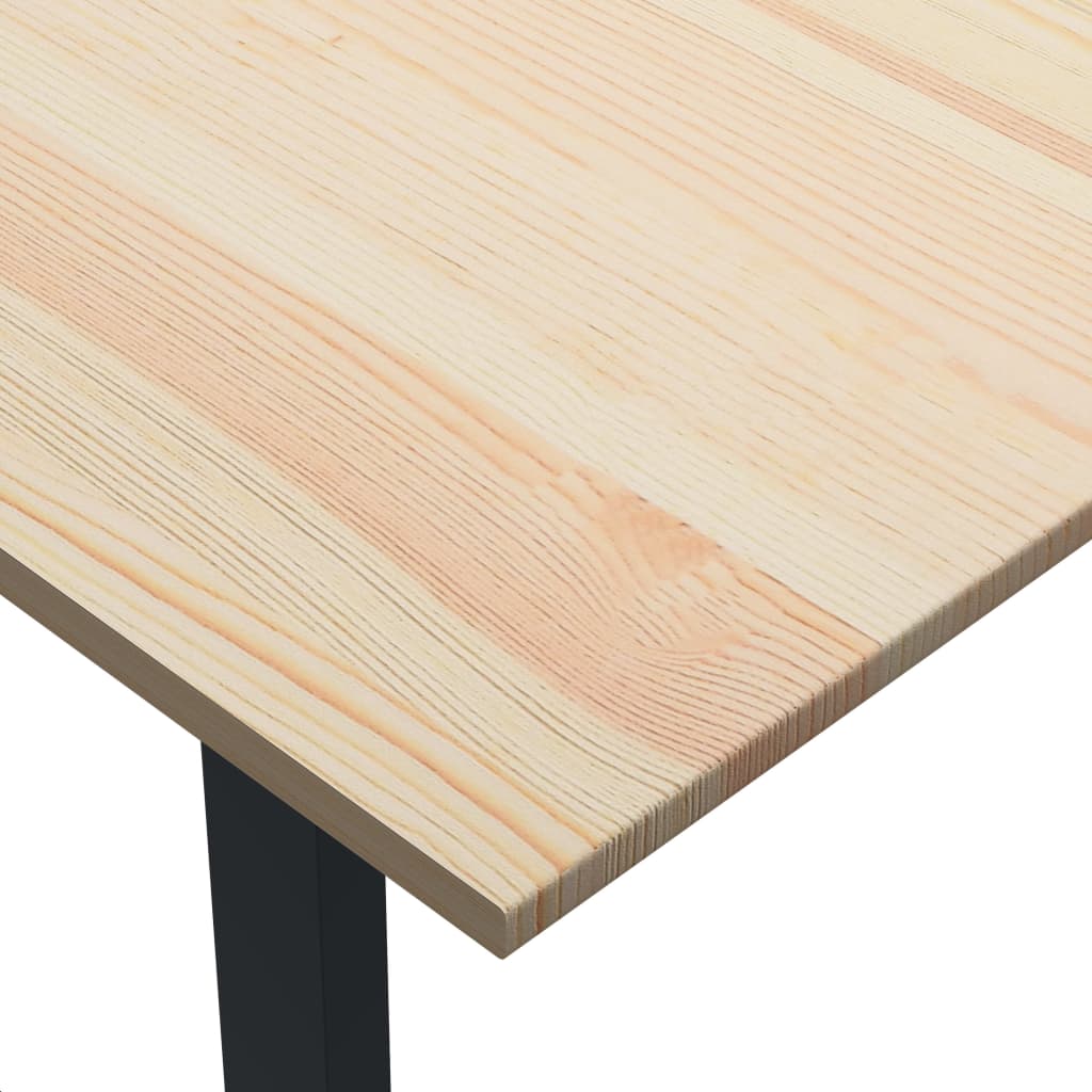 vidaXL Masă de bucătărie, 160 x 80 x 76 cm, lemn de pin