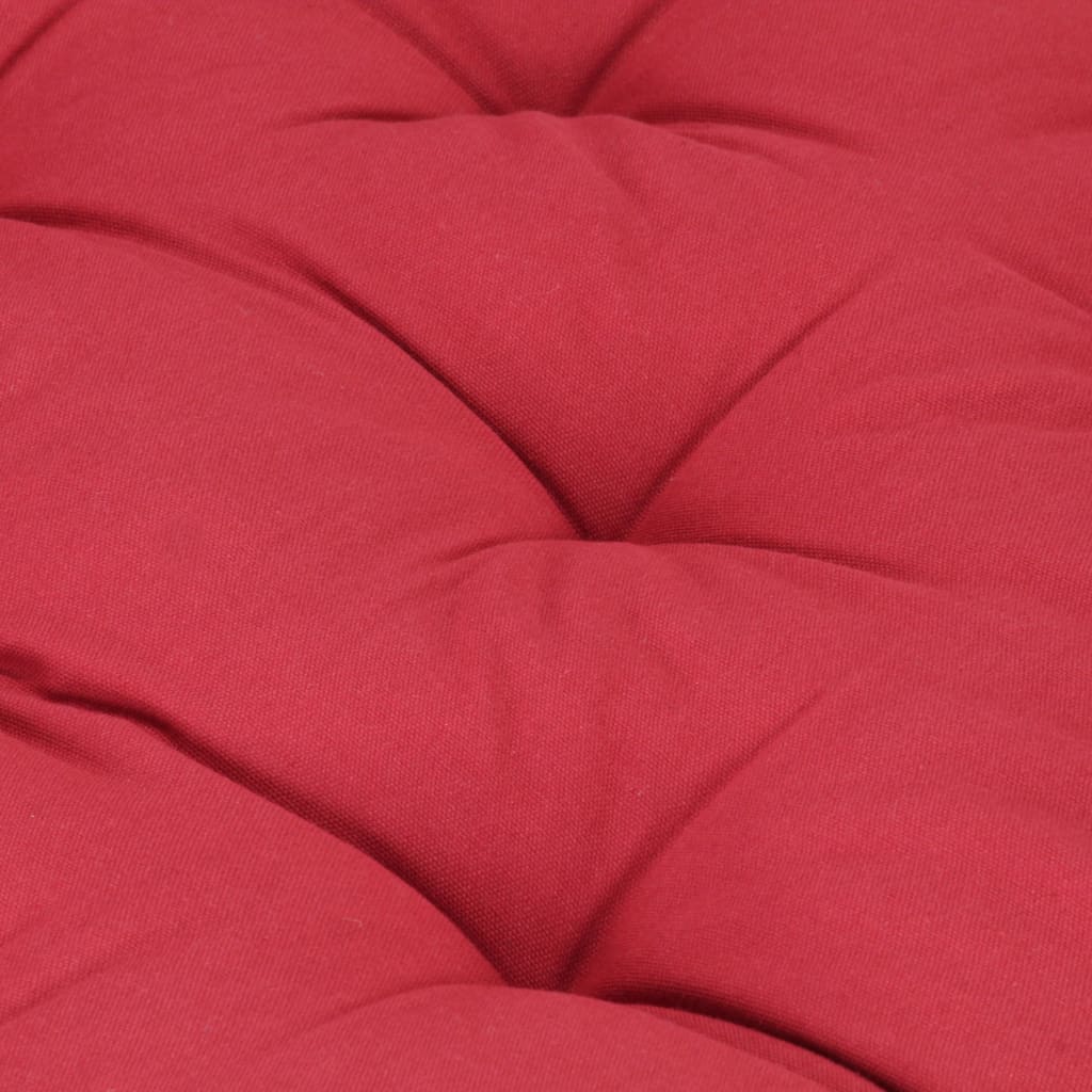 vidaXL Pernă podea canapea din paleți, vișiniu, 120x80x10 cm, bumbac