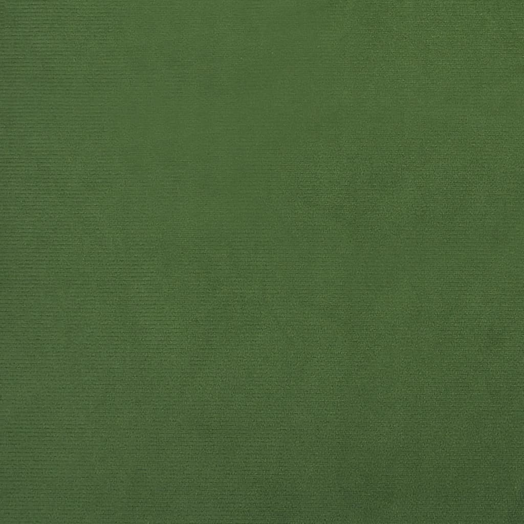 vidaXL Scaune de bucătărie pivotante, 4 buc., verde închis, catifea