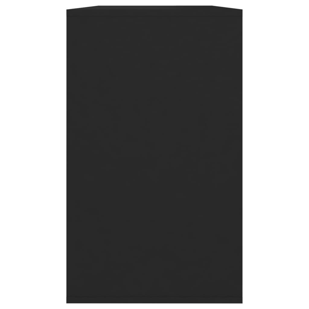 vidaXL Servantă, negru, 120x41x75 cm, PAL