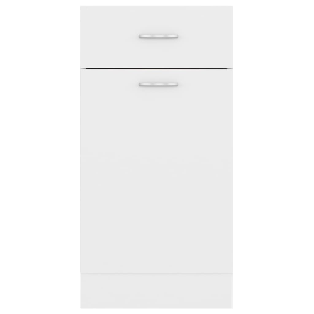 vidaXL Dulap inferior cu sertar, alb, 40 x 46 x 81,5 cm, PAL
