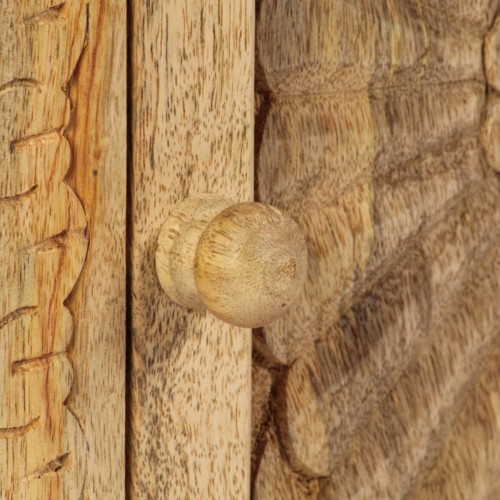 vidaXL Masă noptieră, lemn masiv de mango, 40 x 30 x 50 cm
