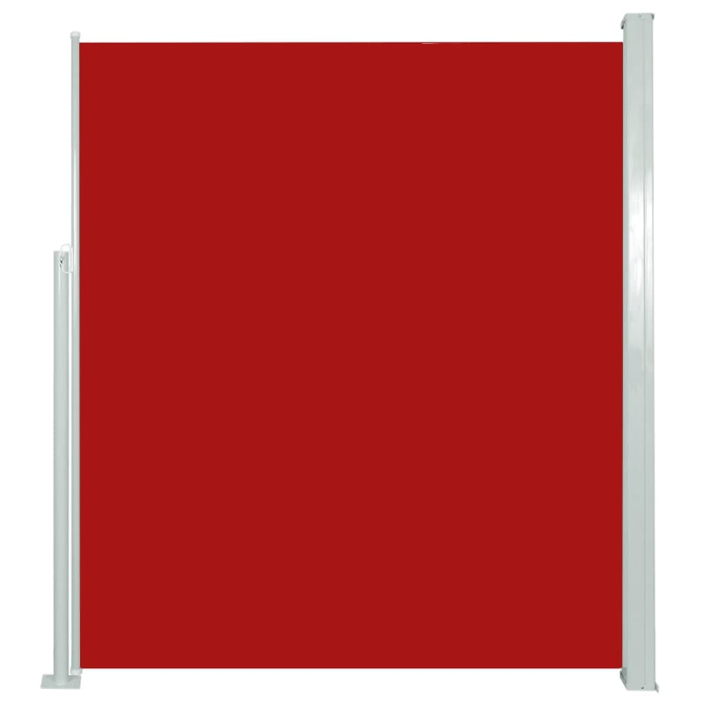 vidaXL Copertină laterală pentru terasă/curte, roșu, 160x300 cm