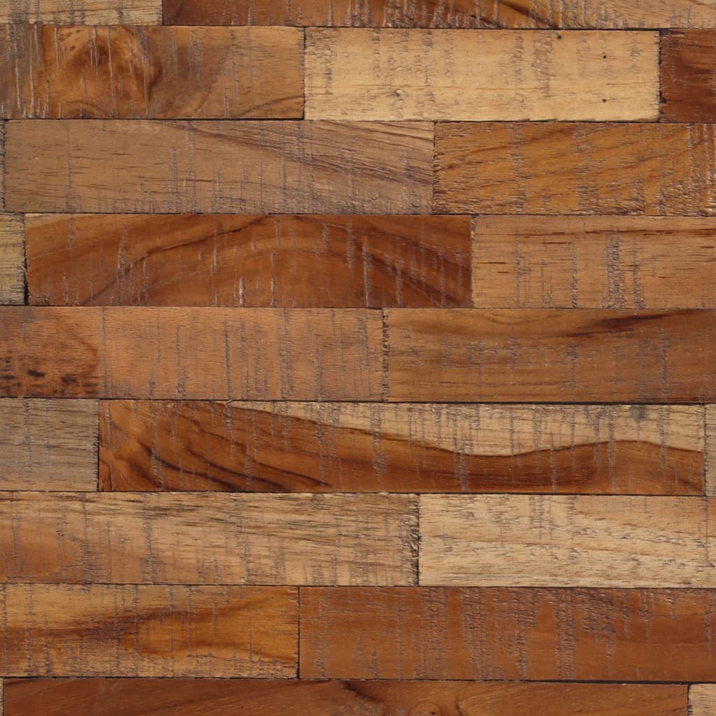 vidaXL Masă de bar rotundă, Ø55x110 cm, lemn masiv de tec reciclat
