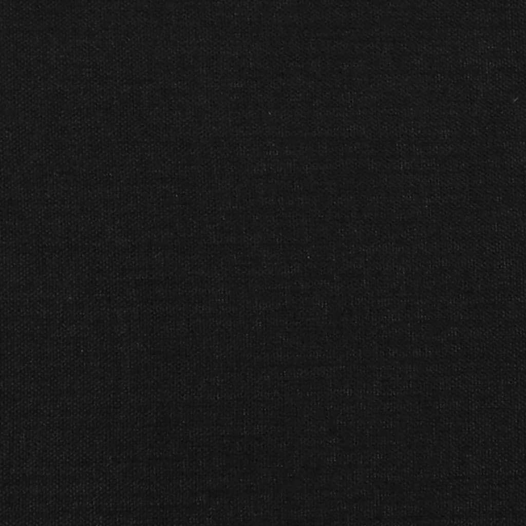 vidaXL Cadru de pat, negru, 90 x 200 cm, material textil