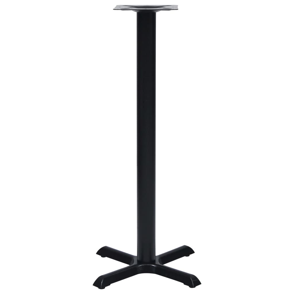 vidaXL Picior masă de bistro, negru, 56 x 56 x 107 cm, fontă