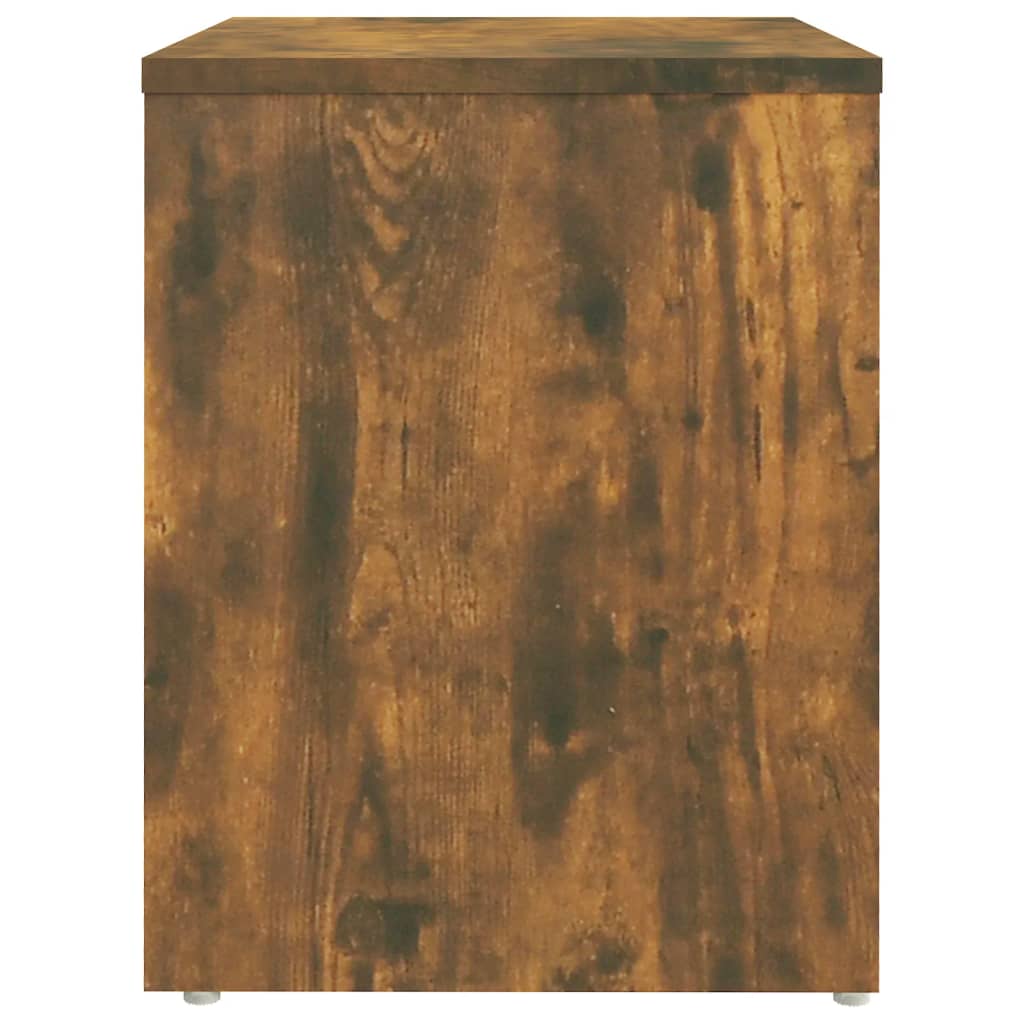 vidaXL Noptieră, stejar fumuriu, 40x30x40 cm, lemn prelucrat