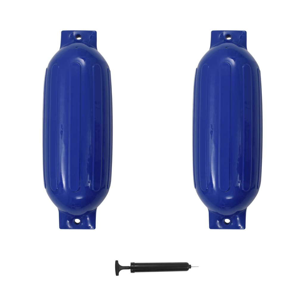 vidaXL Baloane de acostare, 2 buc., albastru, 69 x 21,5 cm, PVC