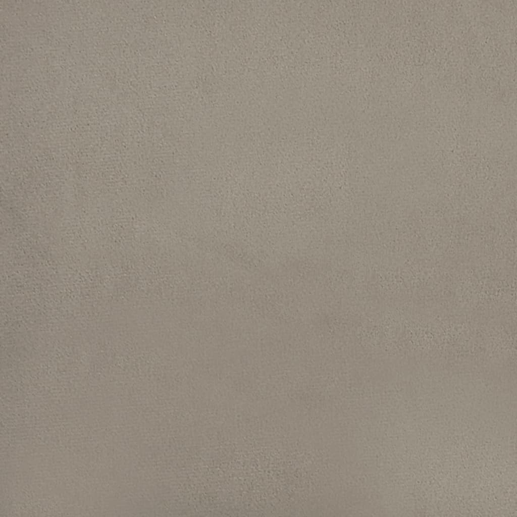 vidaXL Taburet, gri deschis, 78x56x32 cm, catifea