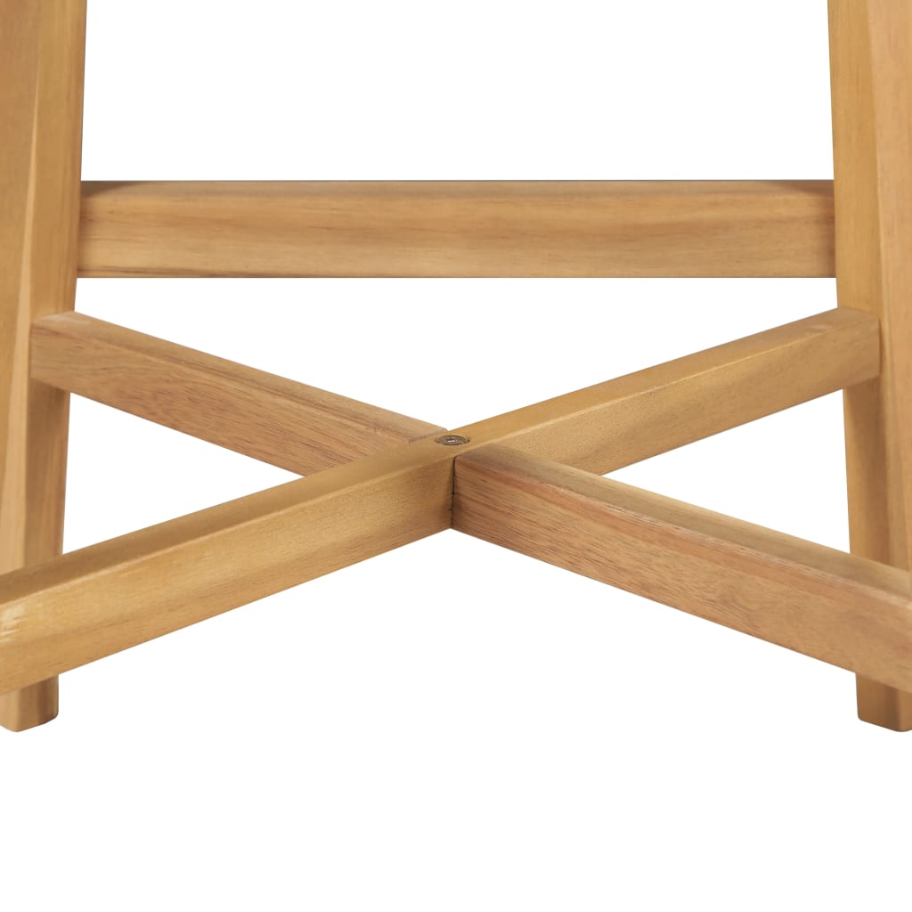 vidaXL Set mobilier bar, 3 piese, lemn masiv de acacia