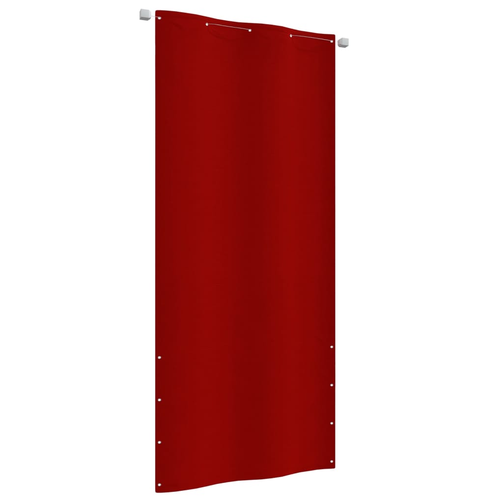 vidaXL Paravan de balcon, roșu, 100 x 240 cm, țesătură oxford