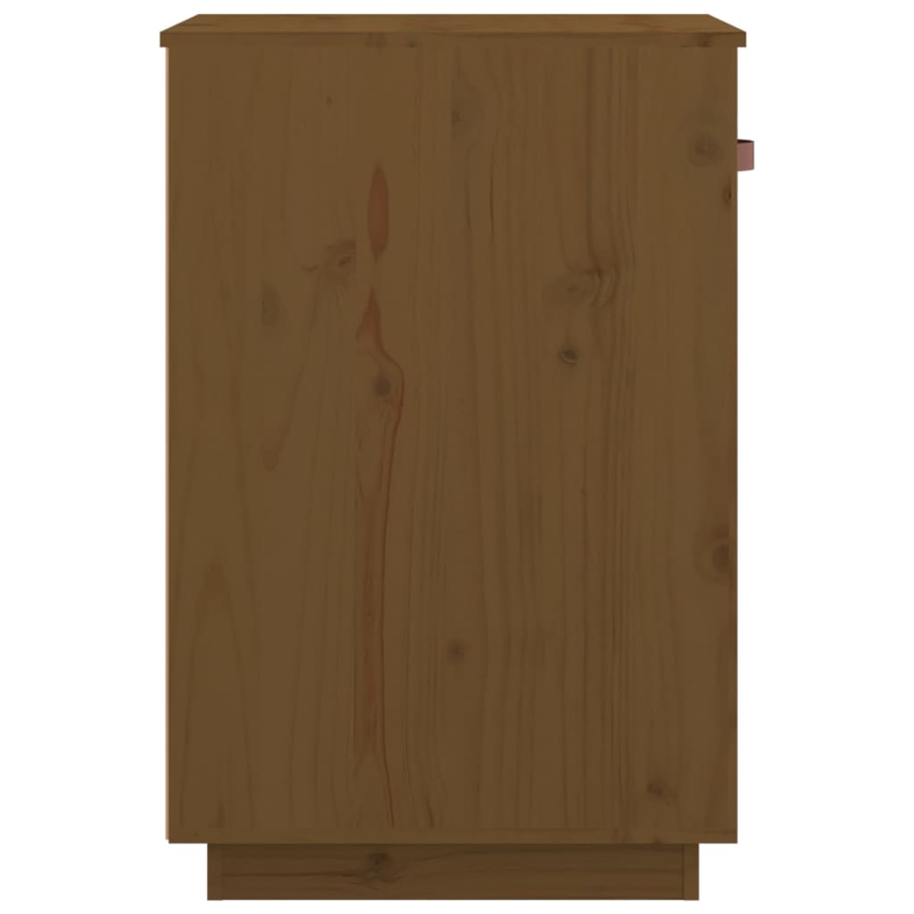 vidaXL Birou, maro miere, 40x50x75 cm, lemn masiv de pin