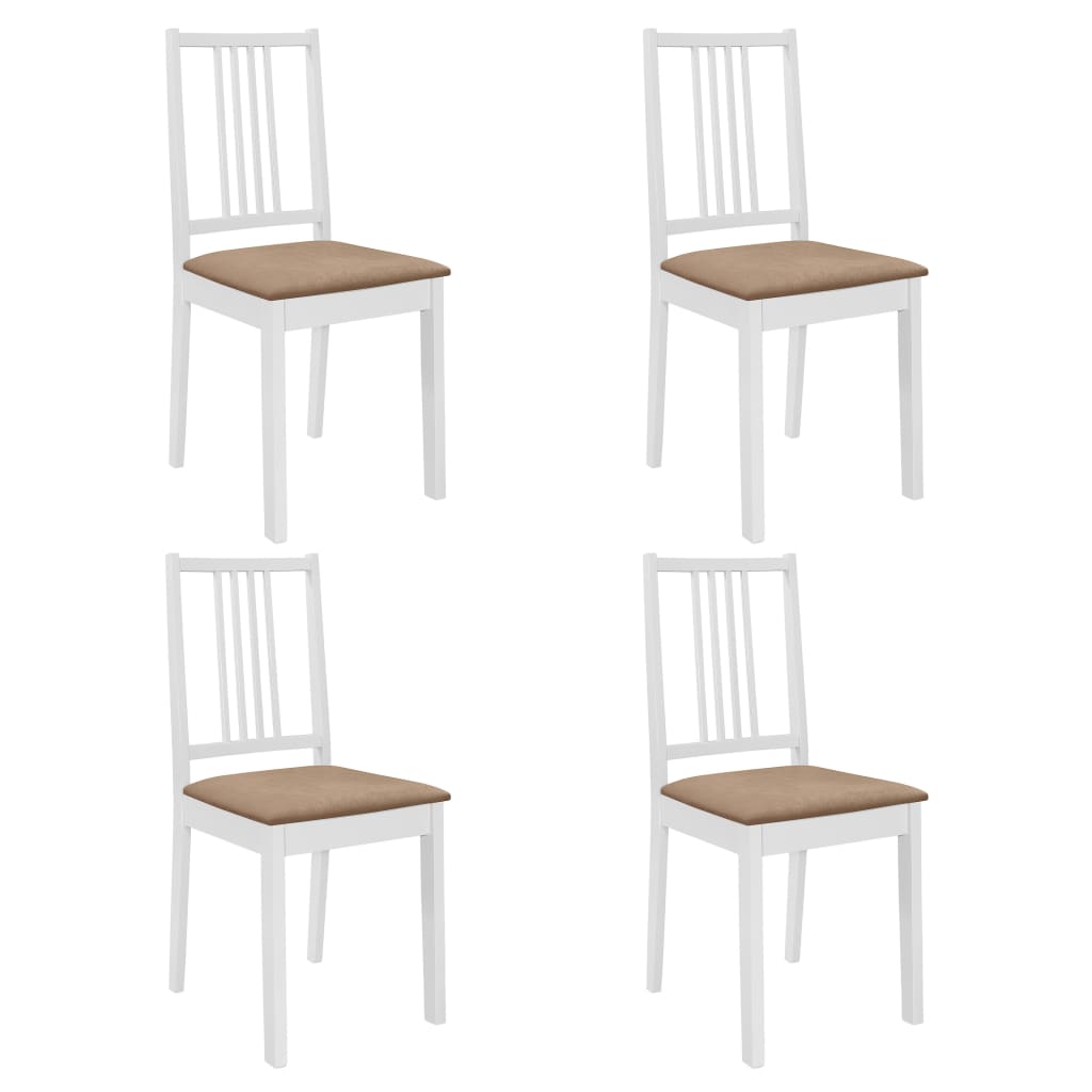 vidaXL Set de mobilier de bucătărie, 5 piese, alb, MDF