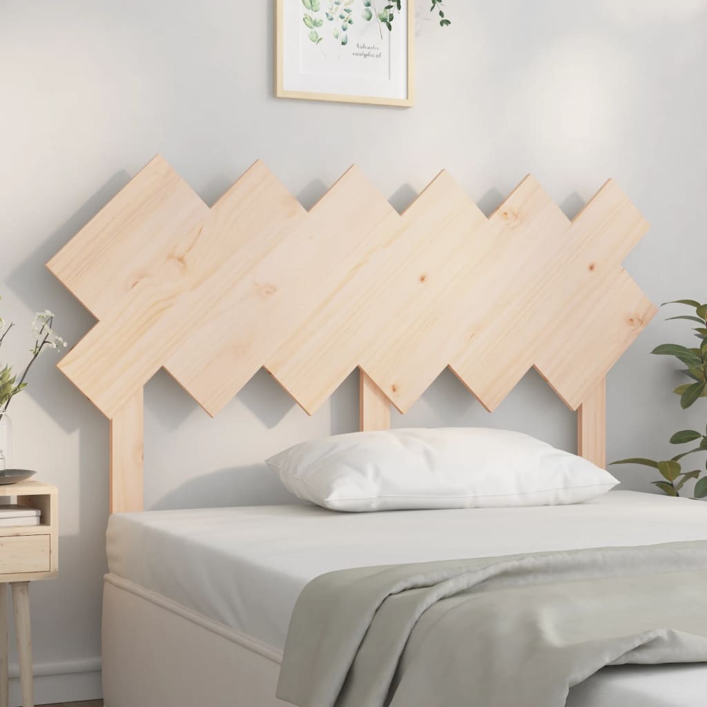 vidaXL Tăblie de pat, 132x3x81 cm, lemn masiv de pin