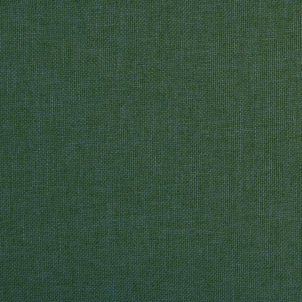 vidaXL Scaune de bucătărie, 4 buc., verde, material textil