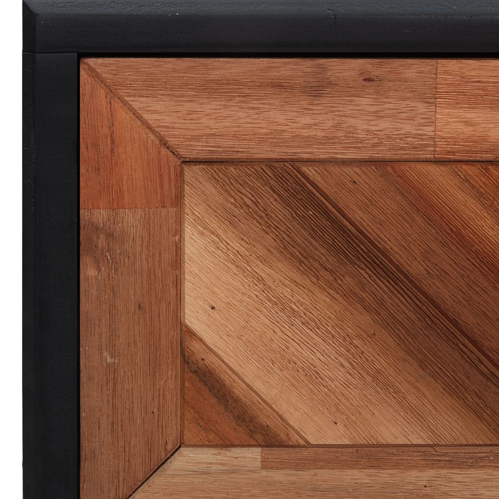 vidaXL Noptiere, 2 buc. 40 x 30 x 53 cm, lemn masiv de acacia și MDF