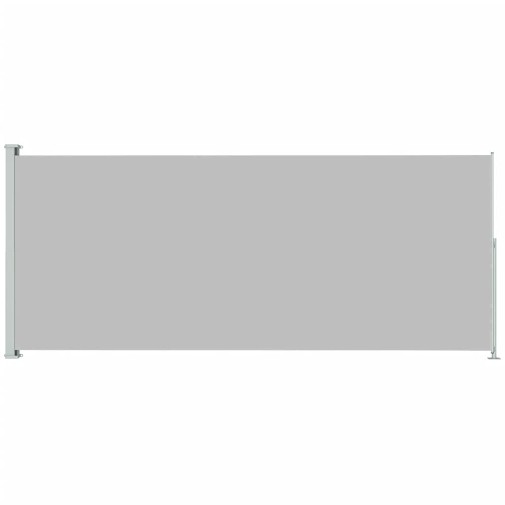 vidaXL Copertină laterală retractabilă de terasă, gri, 220x500 cm