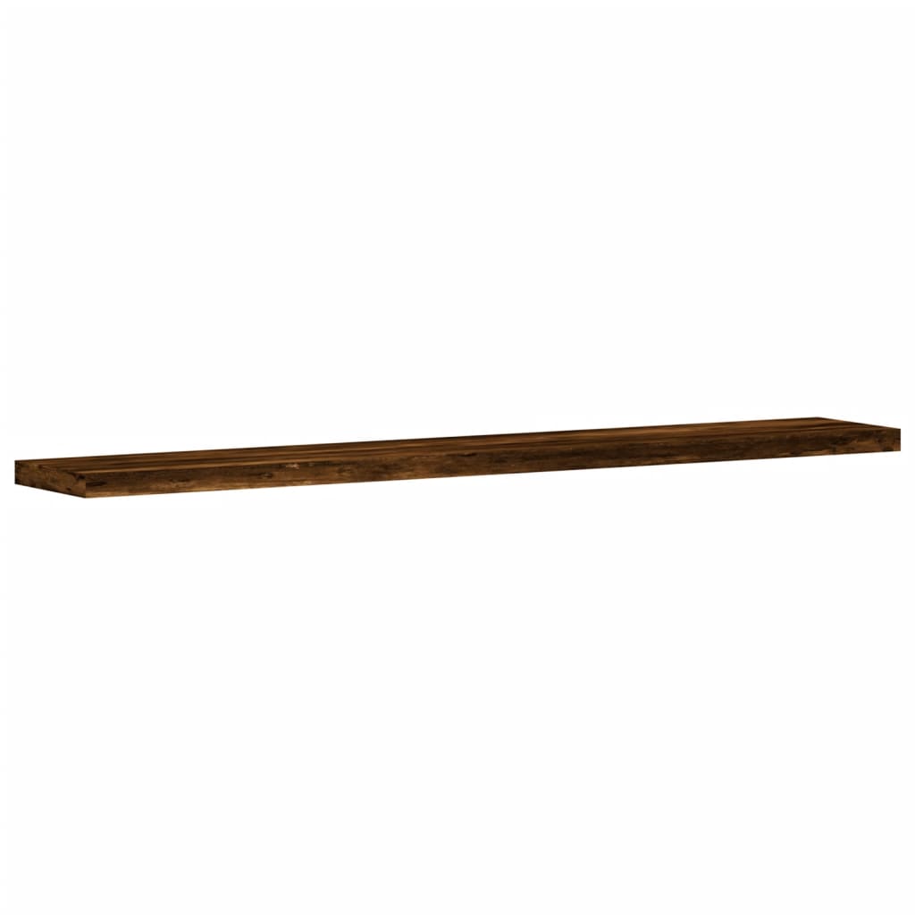 vidaXL Rafturi perete 4 buc. stejar fumuriu 60x10x1,5 cm lemn compozit