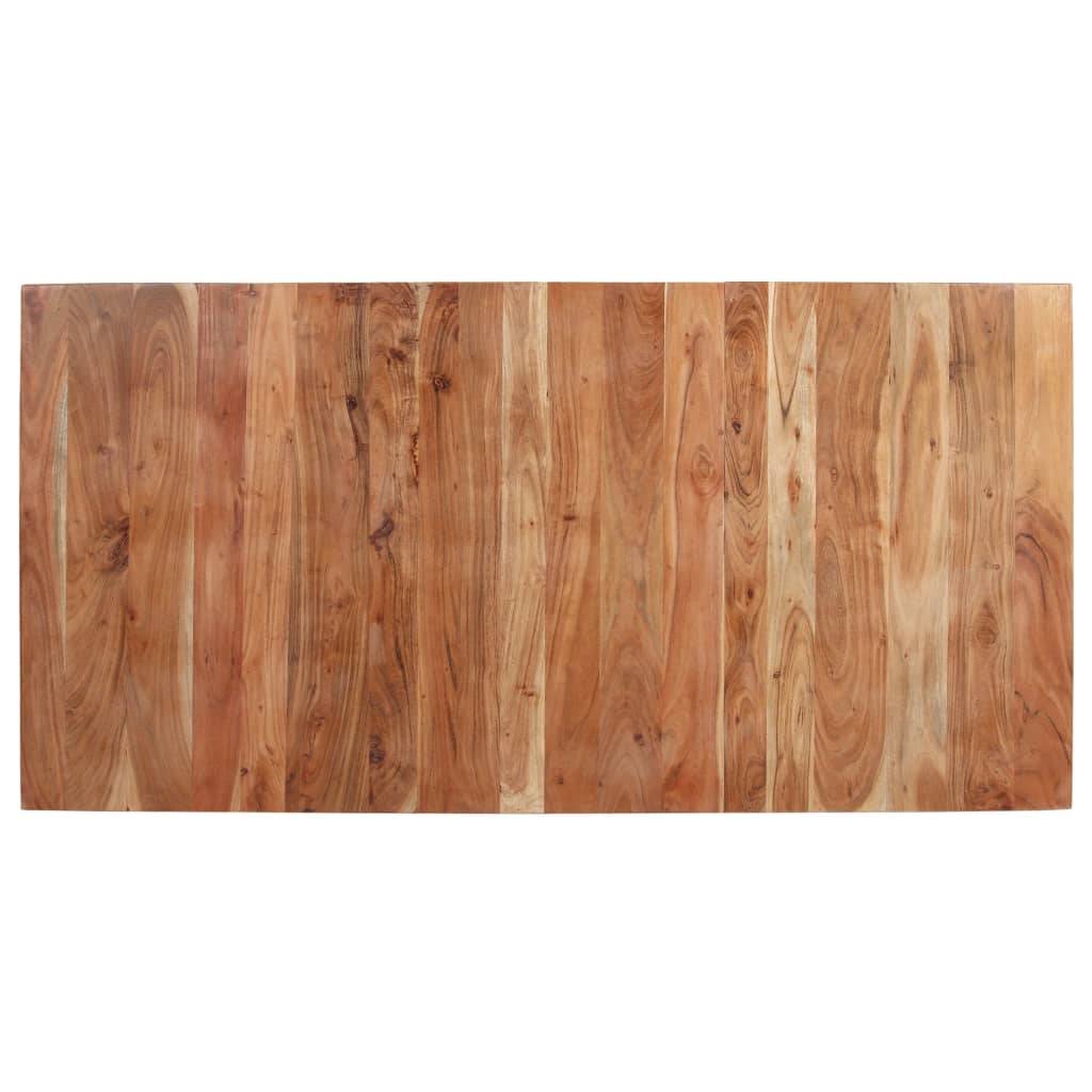 vidaXL Masă de bucătărie, 160x80x76 cm, lemn masiv de acacia