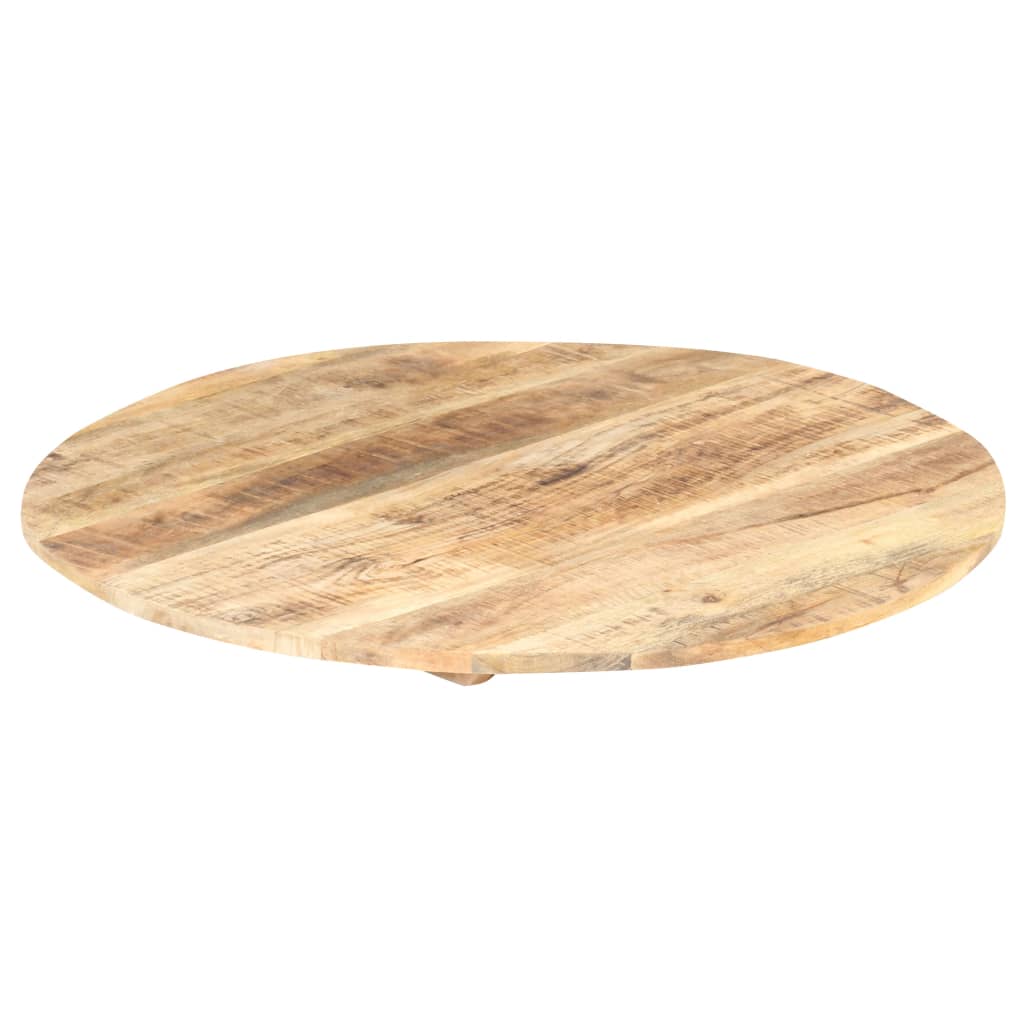 vidaXL Blat de masă, 70 cm, lemn masiv de mango, rotund, 15-16 mm