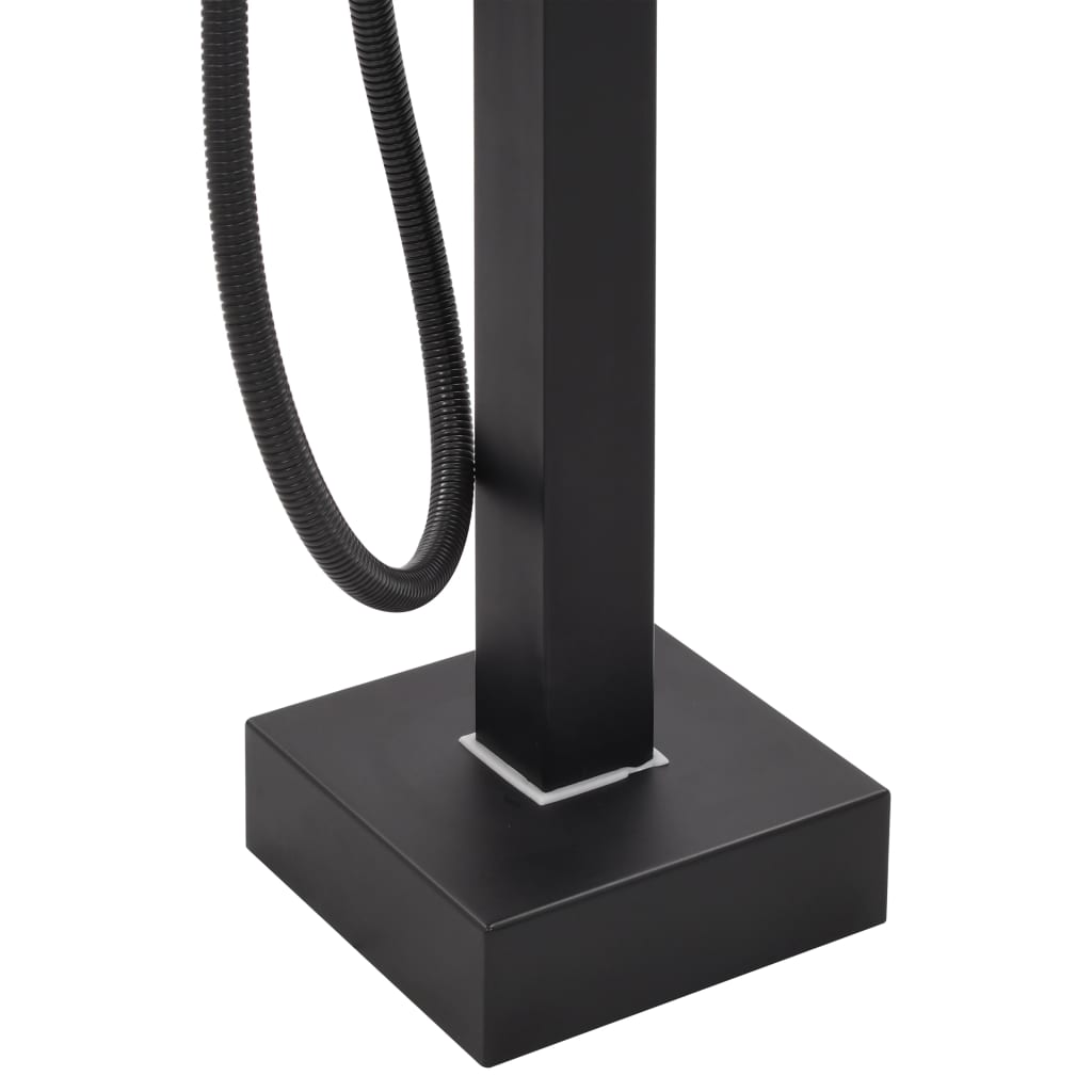 vidaXL Robinet de cadă independent, negru, 90 cm, oțel inoxidabil