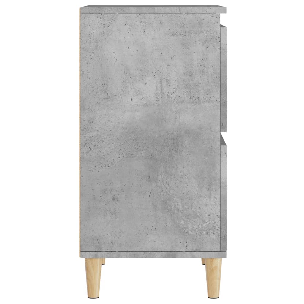 vidaXL Servante, 2 buc, gri beton, 60x35x70 cm, lemn prelucrat