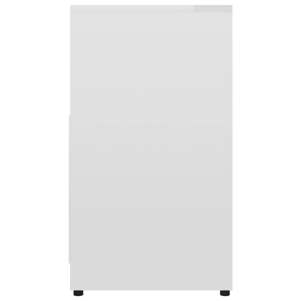 vidaXL Dulap de baie, alb extralucios, 60 x 33 x 61 cm, PAL