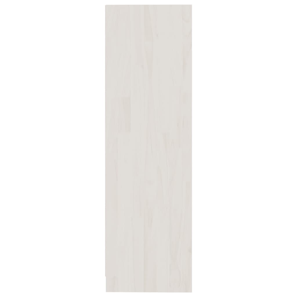 vidaXL Bibliotecă, alb, 70x33x110 cm, lemn masiv de pin