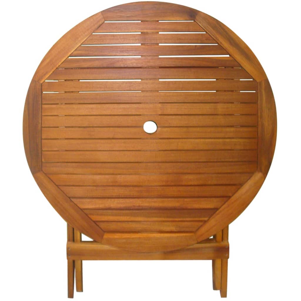 vidaXL Set mobilier de exterior pliabil, 5 piese, lemn masiv de acacia
