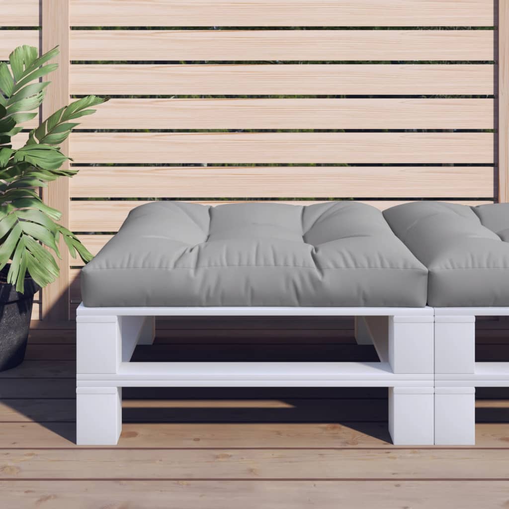 vidaXL Pernă canapea din paleți, gri, 70x70x12 cm
