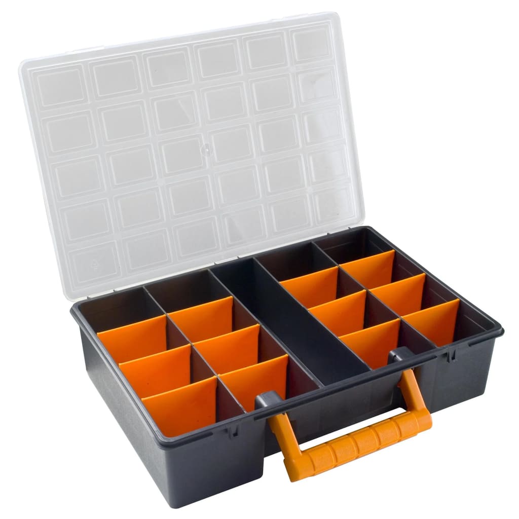 vidaXL Cutii sortare/separatoare detașabile,2 buc,360x250x85 mm PP