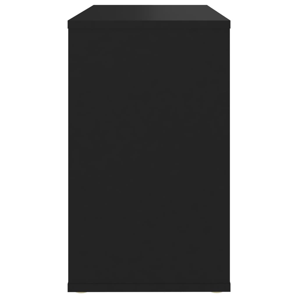 vidaXL Dulap lateral, negru, 60x30x50 cm, PAL