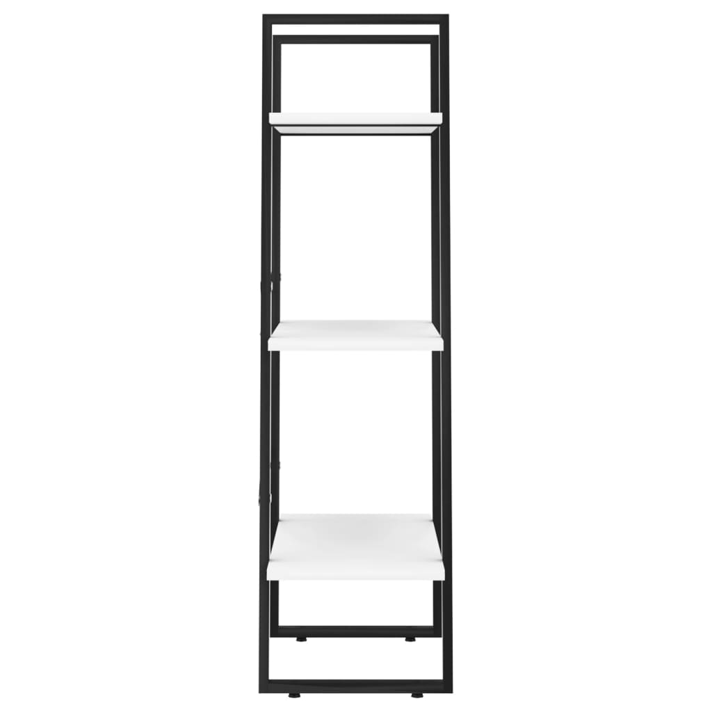vidaXL Raft de depozitare, alb, 60x30x105 cm, PAL