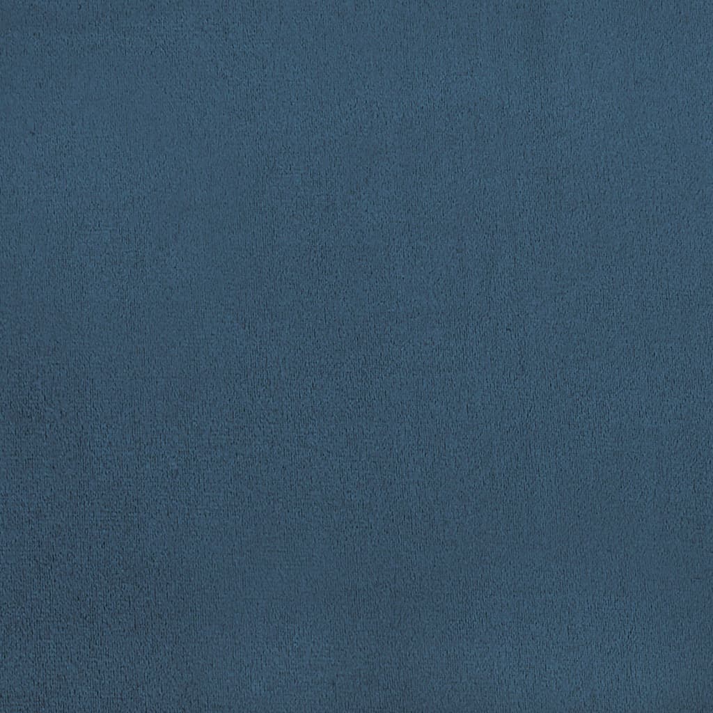 vidaXL Scaune de bucătărie, 4 buc., albastru, catifea
