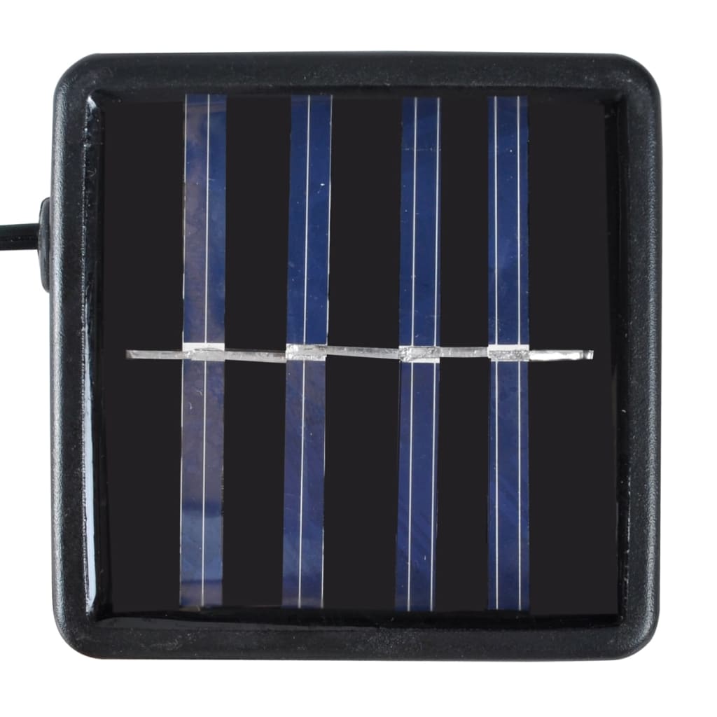 Arbuști de buxus artificiali, 35 cm, cu șir de LED-uri solare, 2 buc
