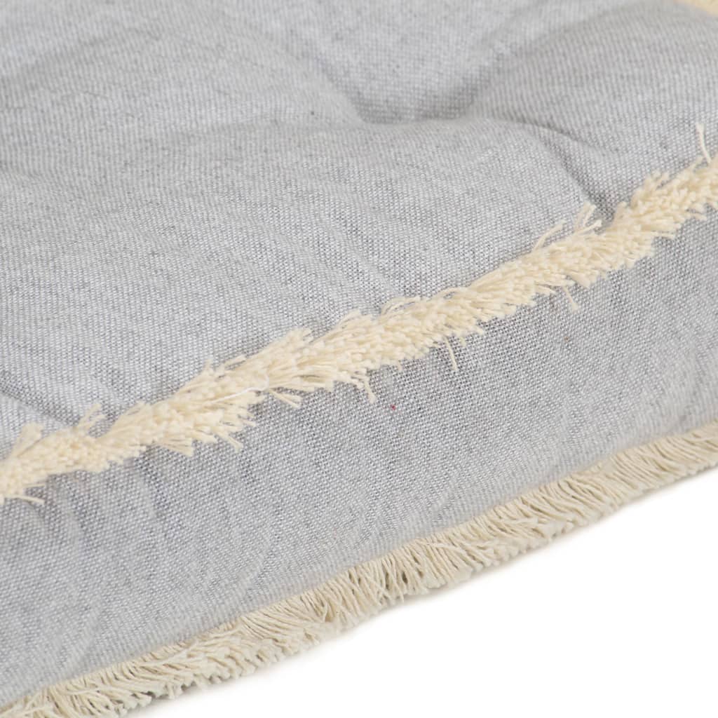 vidaXL Pernă pentru canapea din paleți, gri, 120 x 40 x 7 cm