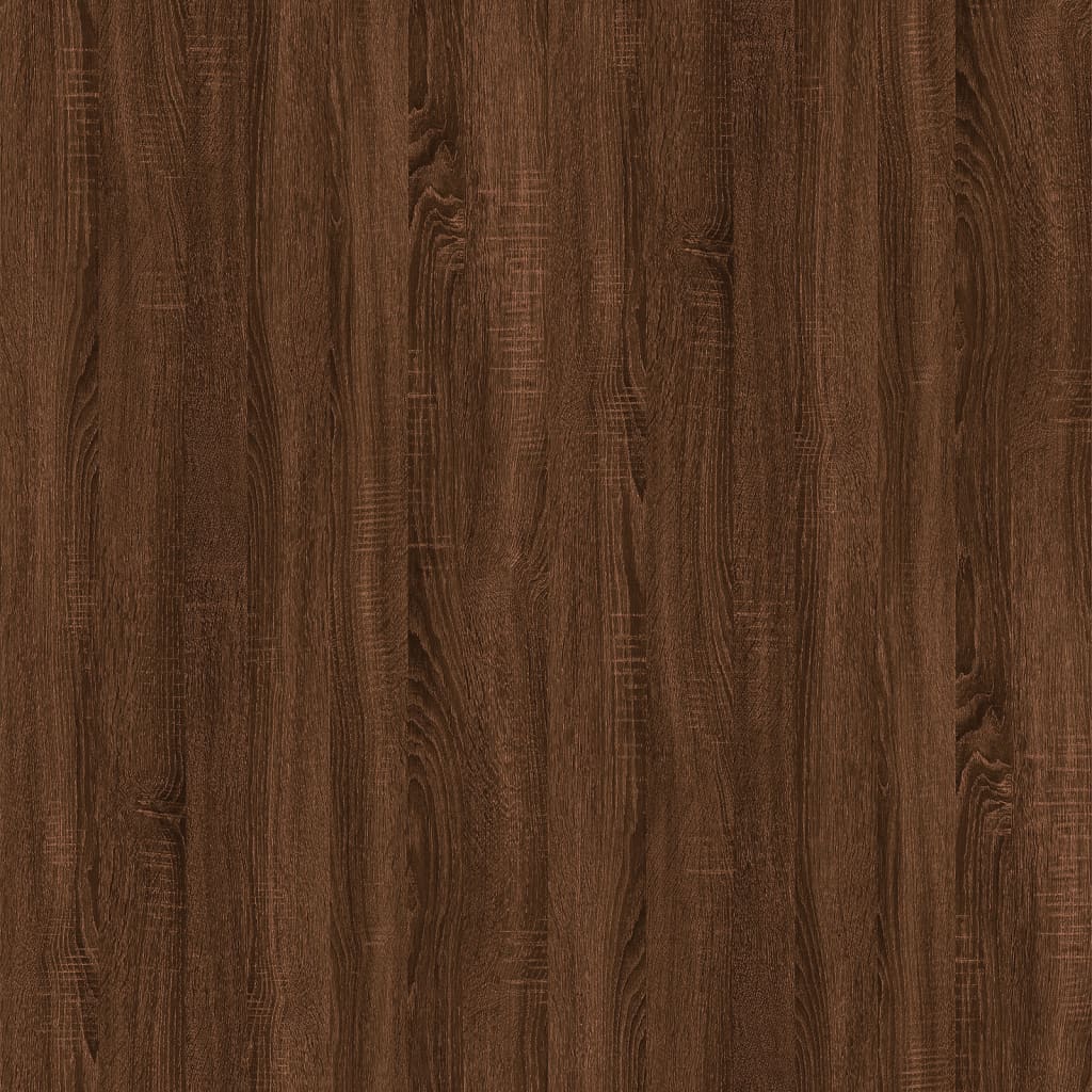 vidaXL Măsuță consolă, stejar maro, 100x39x75 cm, lemn prelucrat