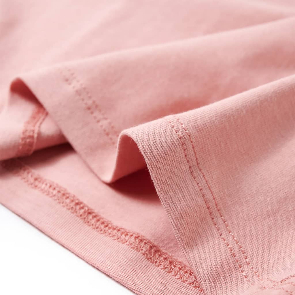 Tricou de copii cu mâneci lungi, roz, 92