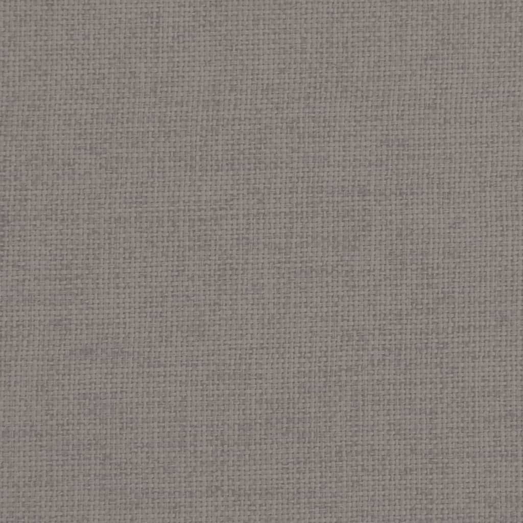 vidaXL Pat de câini, gri taupe, 70x45x30 cm, textil