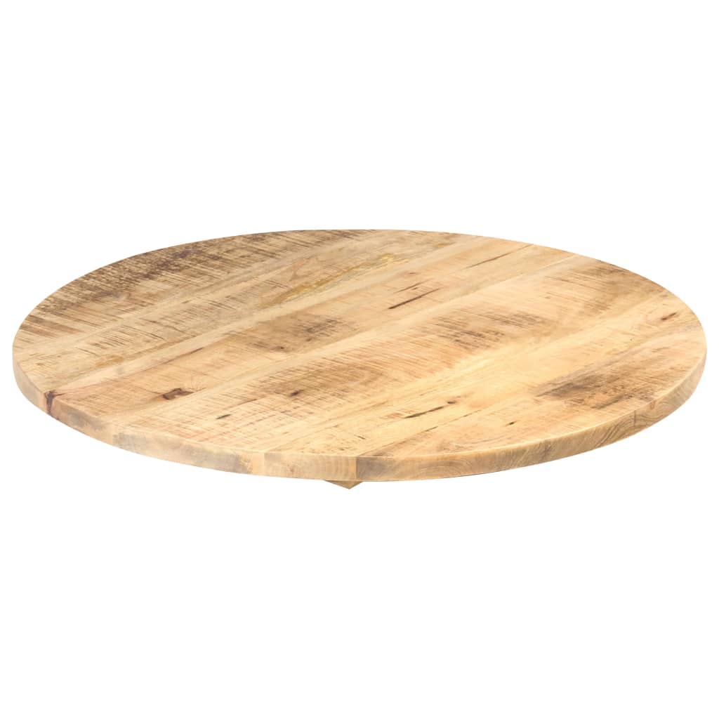 vidaXL Blat de masă, 70 cm, lemn masiv mango, rotund, 25-27 mm